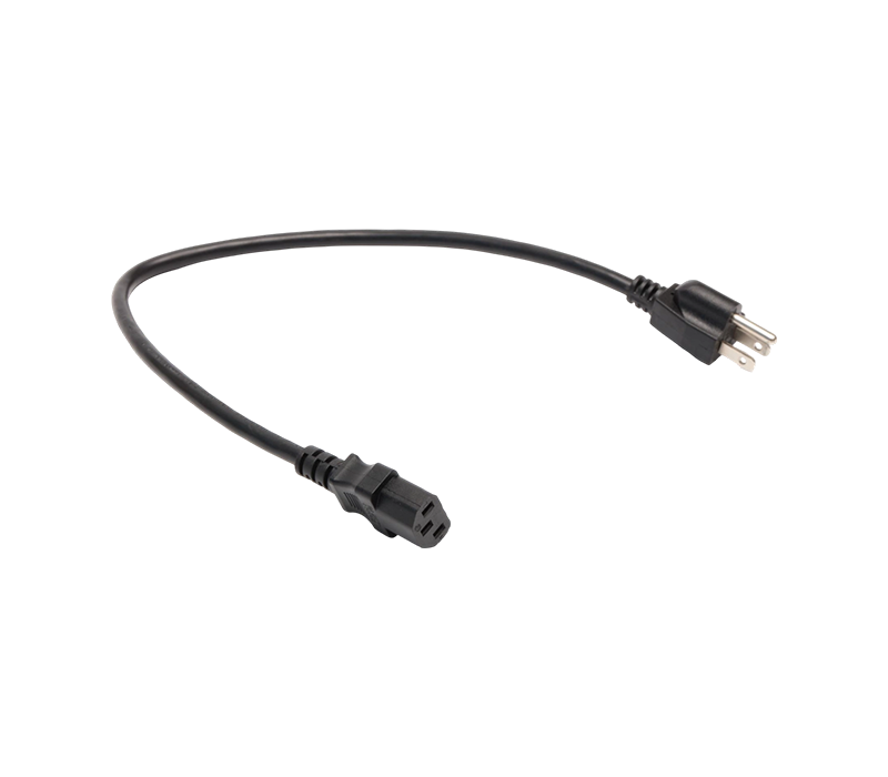 JT-3/FY-3+JT-ST3 15A 125V سه پین ​​دوشاخه استاندارد ایالات متحده با اتصال IEC C13