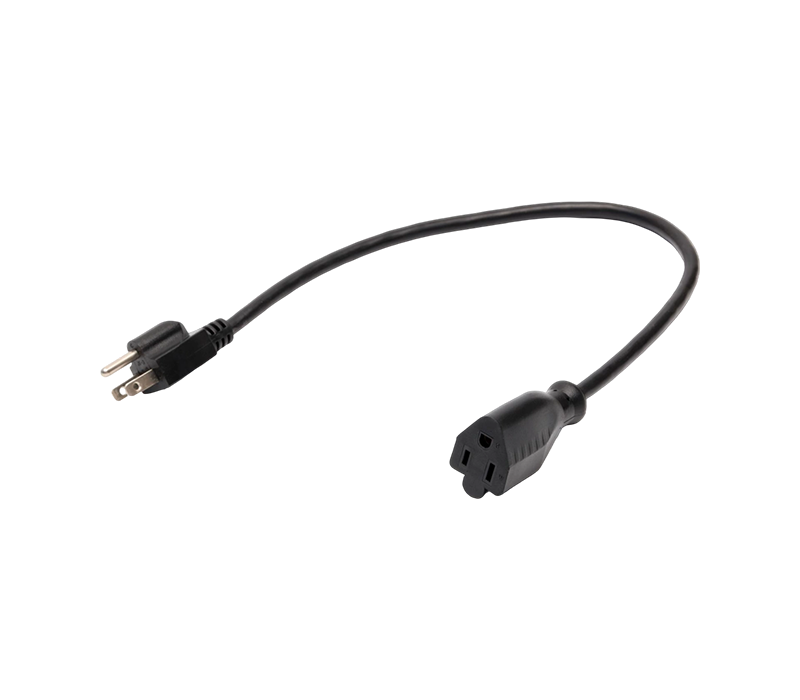 دوشاخه سه پین ​​استاندارد آمریکایی JT-3/FY-3+JT-3Z 15A 125V با سوکت ماده