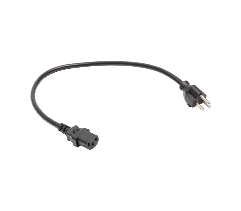 دوشاخه سه پین ​​125 ولتی JT-3K+JT-ST3 15A با گیره کابل و رابط IEC C13