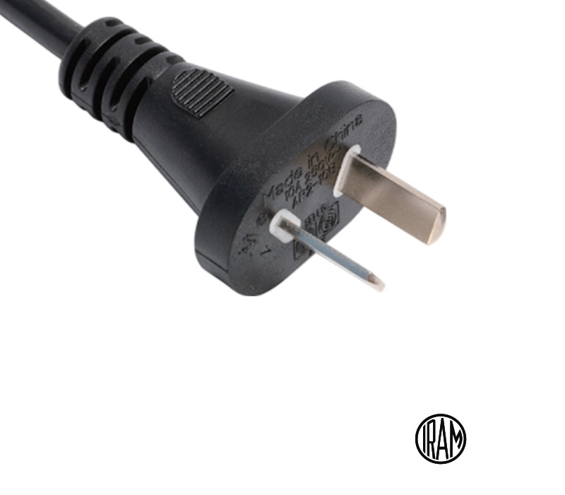 دوشاخه آرژانتینی دو پین AR2-10B 10A 250 ولت