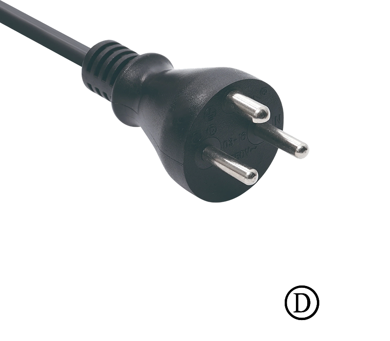 دوشاخه دانمارکی سه پین ​​D3-16 16A 250 ولت