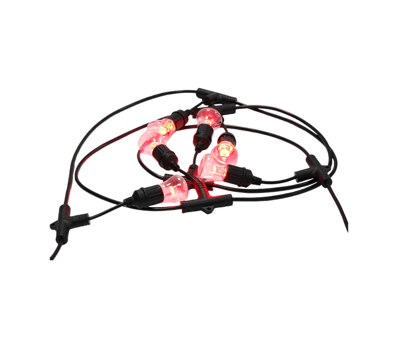 نوار نور LED JD-RGB-B RGB با پلاگین دو پین استاندارد ایالات متحده و گواهینامه ETL